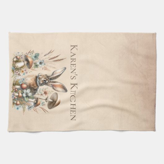 Spring Jack Rabbit Theedoek (Horizontaal)