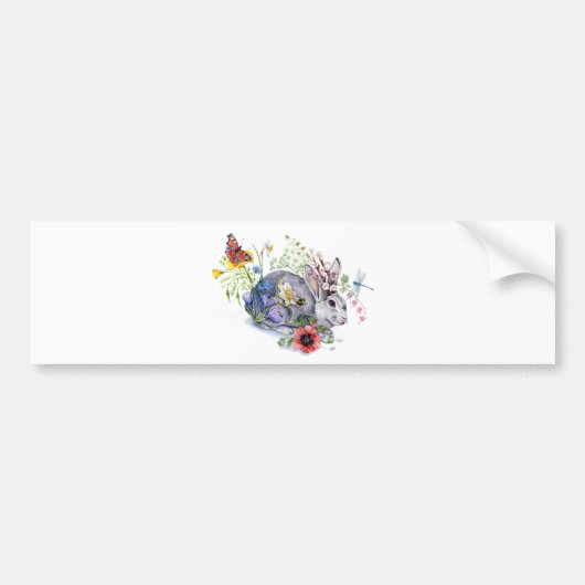 Spring Jackalope Bumpersticker (Voorkant)