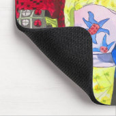 Spring kimono Japanse Geisha art Muismat (Hoek)