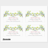 Spring Knoted Love Trees Save the Date Sticker (Vel)