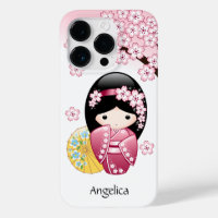 Spring Kokeshi Doll - Cute Japanese Geisha Girl