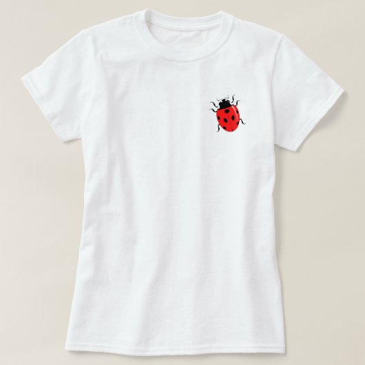 Spring Ladybug T-Shirt (Design voorkant)