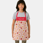 Spring Ladybugs and Daisies Personalized Kids Schort (Insitu)