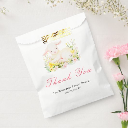Spring Lamb Easter Brunch Bedankzakje (Gezegeld)