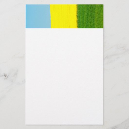 Spring Landscape Meadow Briefpapier (Voorkant)