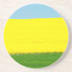 Spring Landscape Meadow Zandsteen Onderzetter