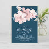 Spring Large Cherry Blossom | marineweddenschap Kaart (Staand voorkant)