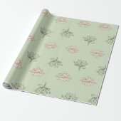 Spring Lotus Cadeaupapier (Uitgerold)