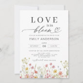 Spring Love bevindt zich in Bloom Wildflower Vrijg Kaart (Voorkant)