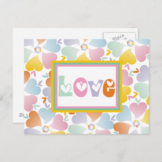 Spring Love Briefkaart (Voorkant / Achterkant)