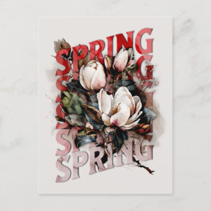 Spring Magnolias Briefkaart