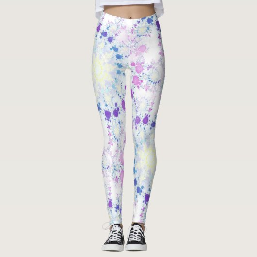 Spring Mandala All-Over-Print Leggings (Voorkant)