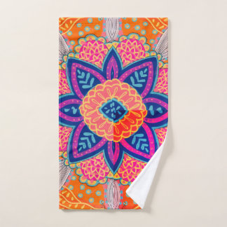 Spring Mandala Handdoek