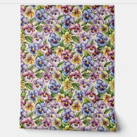Spring mauve gele pastel paarse viooltjes