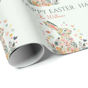 Spring Meadow Bunny Wrapping Paper Cadeaupapier