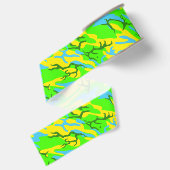 Spring Meadow Camo Grosgrain Lint (Achterkant)