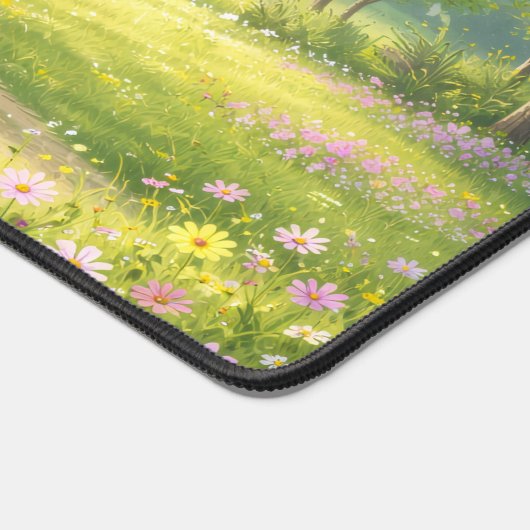 Spring Meadow Nature Mouse Pad (Coin)