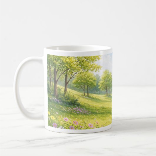 Spring Meadow Nature Mug Koffiemok (Links)