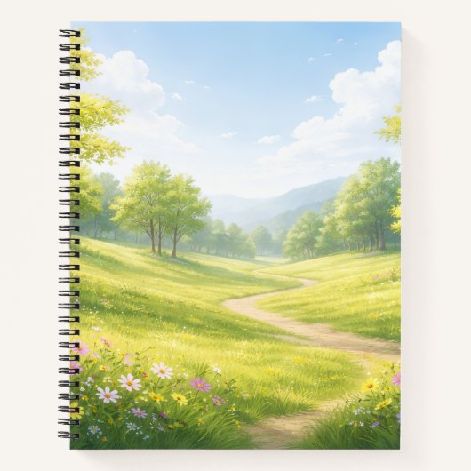 Spring Meadow Nature Spiral Notebook Notitieboek (Voorkant)