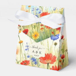 Spring Meadow Wildflower Favor Box Bedankdoosjes