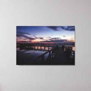 Spring-meer Canvas Afdruk