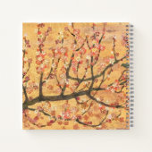 Spring Melody: Plum Blossom & Bush Warbler Notitieboek (Achterkant)