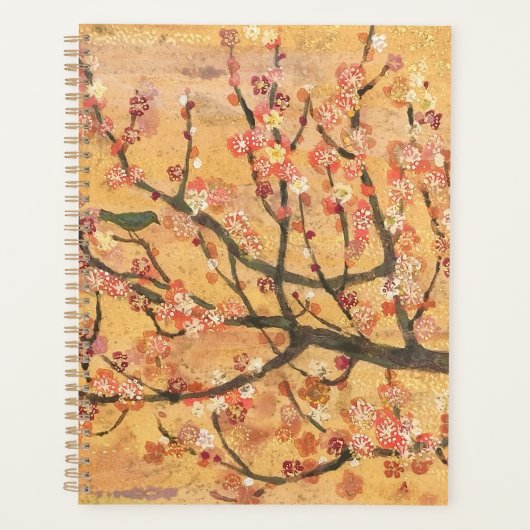 Spring Melody: Plum Blossom & Bush Warbler Planner (Voorkant)