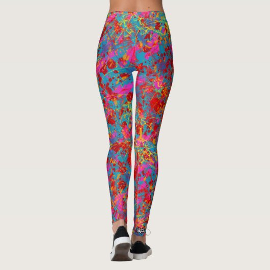 Spring Mix Light Blue LEGGINGS bl (Achterkant)