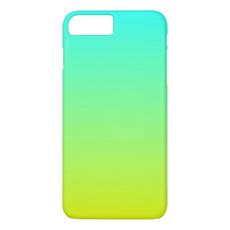 Spring mode Lime Green Lemon Yellow Ombre iPhone 8 Plus / 7 Plus Hoesje