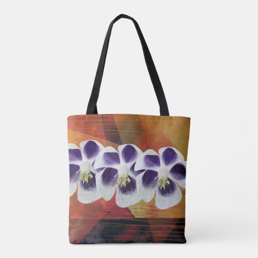Spring Mood Geometrische Design Canvas tas (Achterkant)