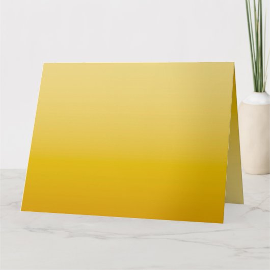 SPRING MOOD – Soft Yellow | deep to light |  Bedankkaart (Voorkant)