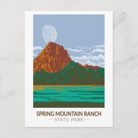 Spring Mountain Ranch State Park Nevada Briefkaart (Voorkant)