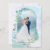 Spring Mountains Weddenschap Hartelijk dank Save The Date (Voorkant)