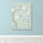 Spring-mural-ii-blue-julia-purinton Canvas Afdruk (Insitu (Houten vloer))