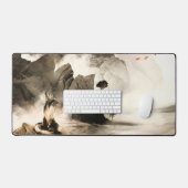 Spring Mystic Fox Misty Mountain Minimalist Zen (Clavier et souris)