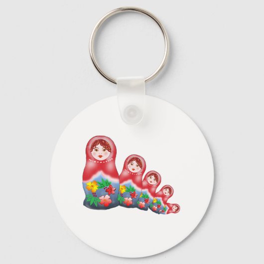 Spring Nesting Dolls Sleutelhanger (Voorkant)