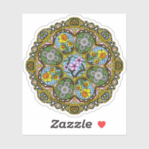 Spring Nouveau Contour Sticker