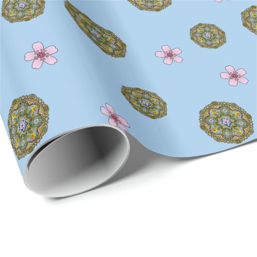 Spring Nouveau inpakpapier (Rol Hoek)