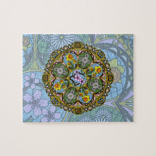 Spring Nouveau Puzzle Legpuzzel (Horizontaal)