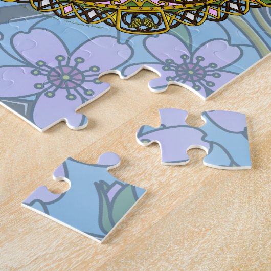 Spring Nouveau Puzzle Legpuzzel (Zijkant)