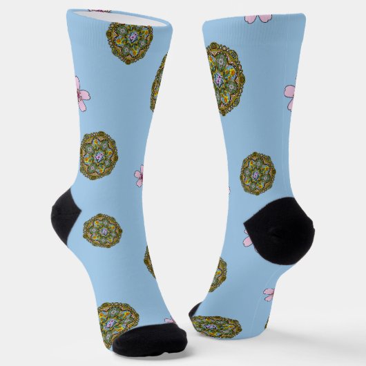 Spring Nouveau Sokken (Gebogen)