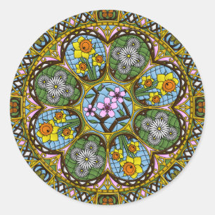 Spring Nouveau Sticker