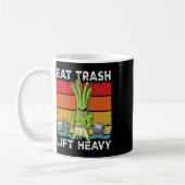 Spring Onion Gym Gewichtstraining Eet Trash Lift H Koffiemok (Links)