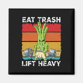 Spring Onion Gym Gewichtstraining Eet Trash Lift H Magneet (Voorkant)