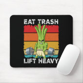 Spring Onion Gym Gewichtstraining Eet Trash Lift H Muismat (Met muis)
