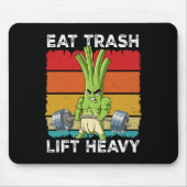 Spring Onion Gym Gewichtstraining Eet Trash Lift H Muismat (Voorkant)