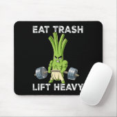 Spring Onion Gym Gewichtstraining Eet Trash Lift H Muismat (Met muis)