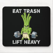 Spring Onion Gym Gewichtstraining Eet Trash Lift H Muismat (Voorkant)
