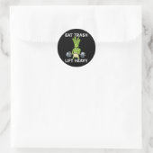Spring Onion Gym Gewichtstraining Eet Trash Lift H Ronde Sticker (Tas)