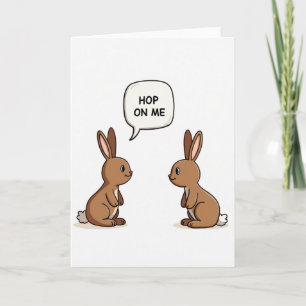 Spring op Me Grappige Dierenkaart Kaart